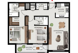 2 bedroom apartment